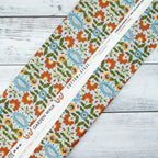 Cotton and Steel - Ladybug Lane - Garden Wald - azure - On the Mark Designs