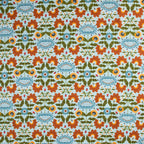Cotton and Steel - Ladybug Lane - Garden Wald - azure - On the Mark Designs
