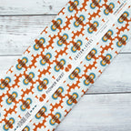 Cotton and Steel - Ladybug Lane - Flower Burst - Rust - On the Mark Designs