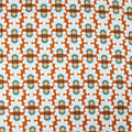 Cotton and Steel - Ladybug Lane - Flower Burst - Rust - On the Mark Designs