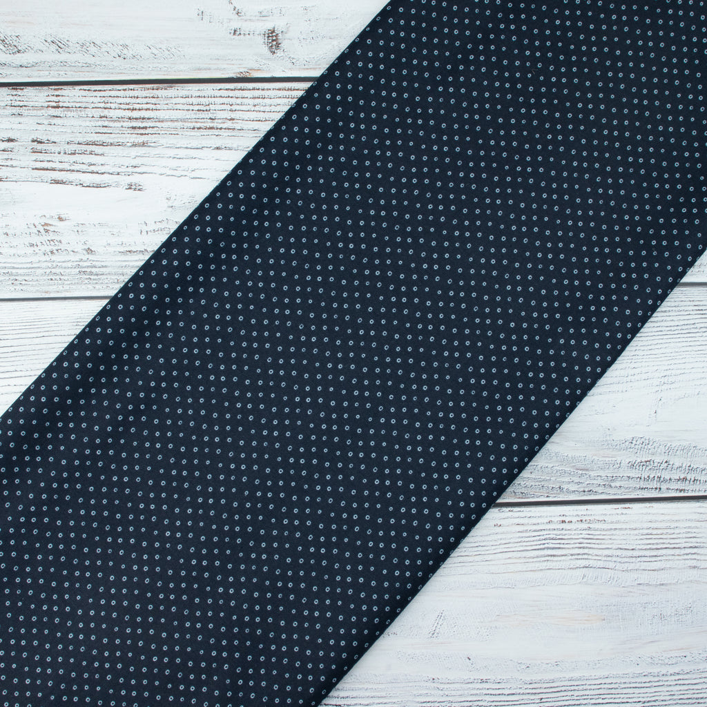 Cotton and Steel - Ladybug Lane - Spotty - Midnight - On the Mark Designs