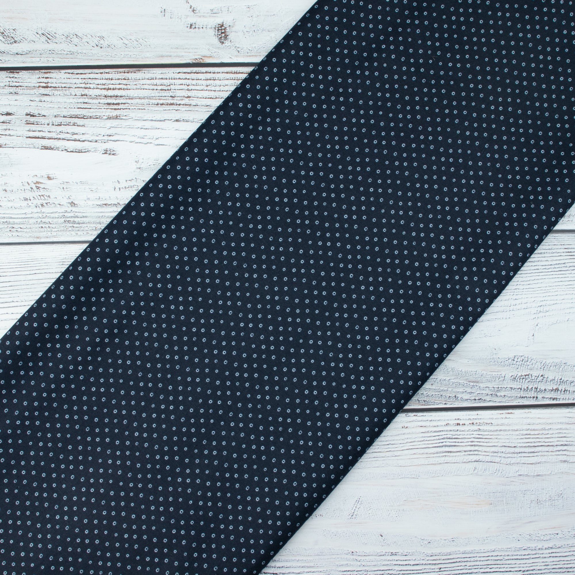 Cotton and Steel - Ladybug Lane - Spotty - Midnight - On the Mark Designs