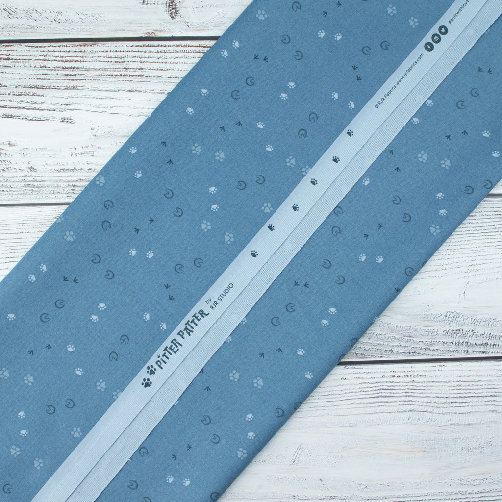 RJR Fabrics - Forest Friends - Finishing Touches - Pitter Patter - Winter Solstice Fabric