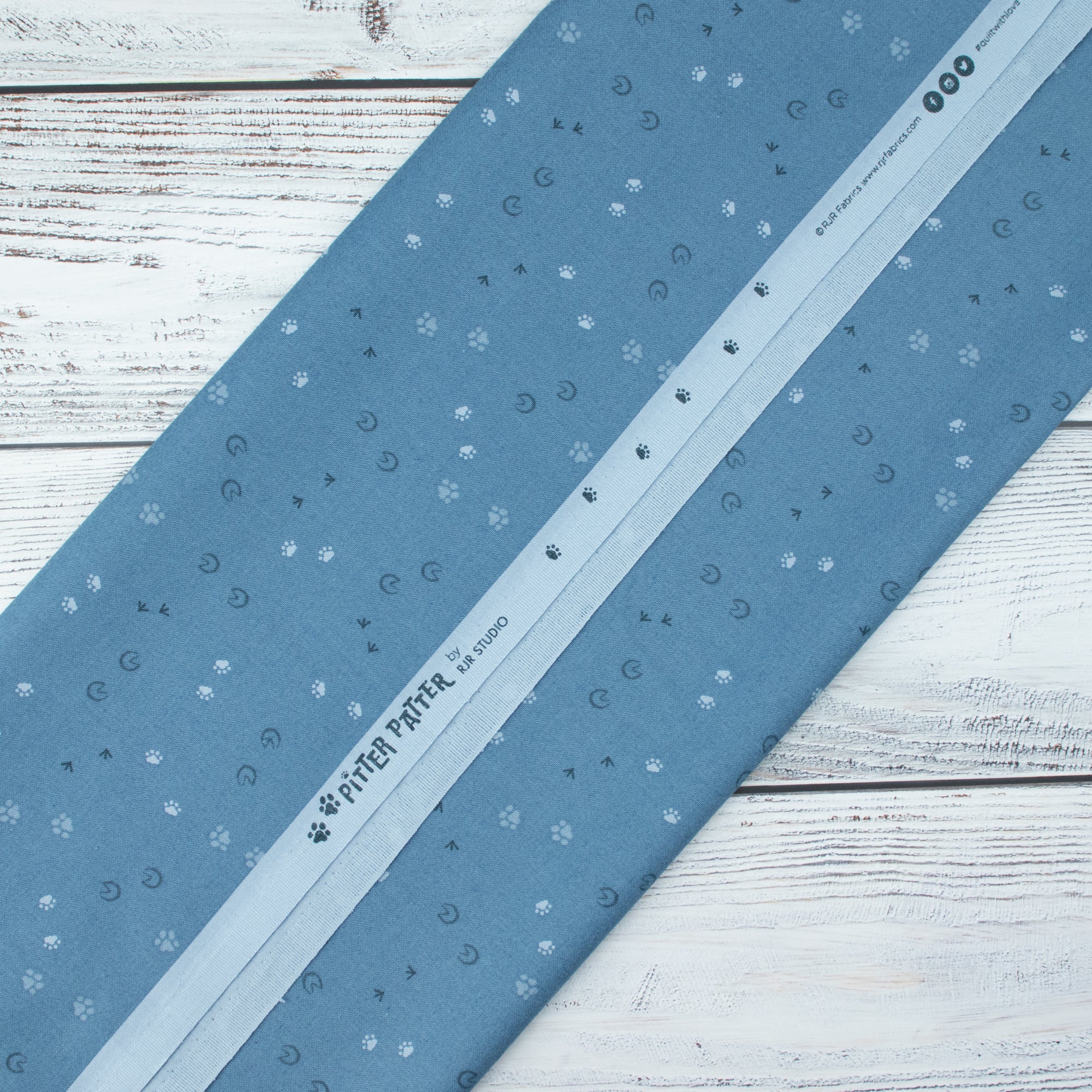 RJR Fabrics - Forest Friends - Finishing Touches - Pitter Patter - Winter Solstice Fabric