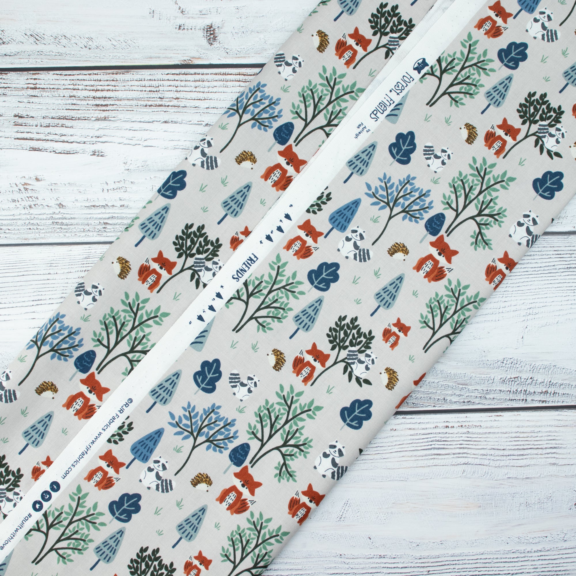 RJR Fabrics - Forest Friends - Friends - Greige Fabric