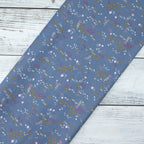 Cotton and Steel - Omatsuri Nakama - Mori No Tomodachi - Nohara - Blue Indigo Unbleached Fabric