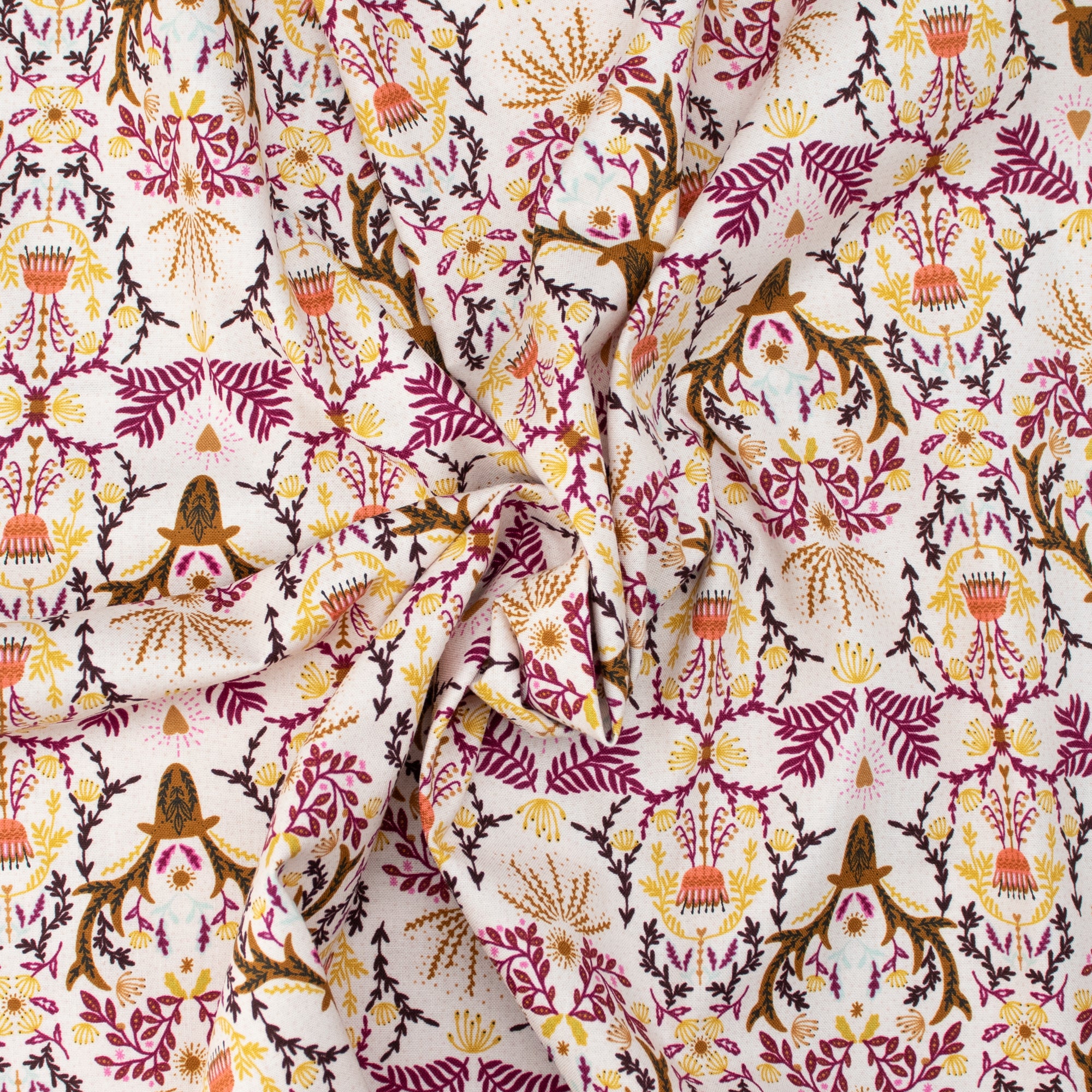 Cotton and Steel - Myth & Dream - Reimagined - Razzle Dazzle Fabric - Mercedes Cortès