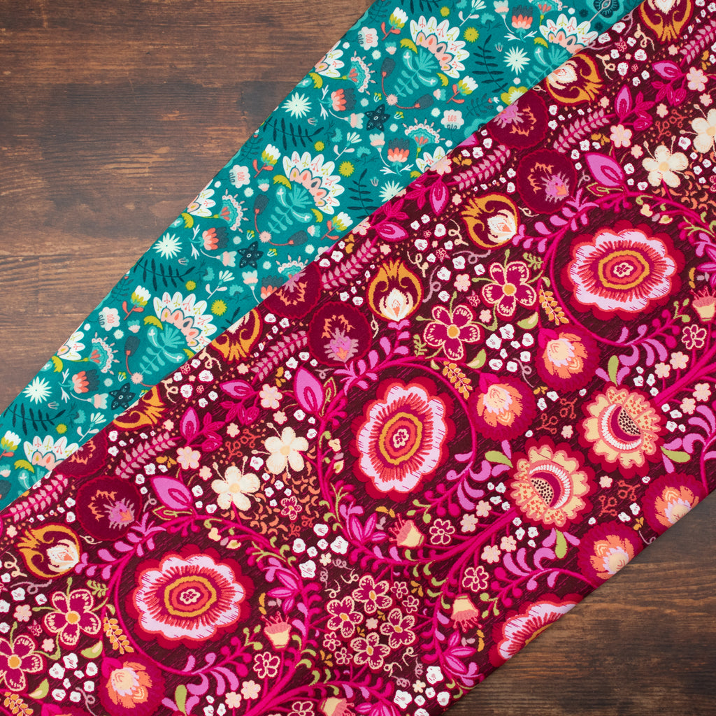 Art Gallery Fabrics - The Season of Tribute - La Vie en Rose - Khokhloma One