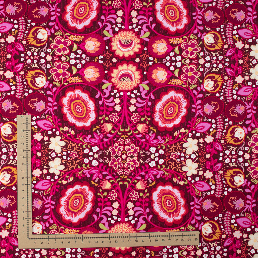 Art Gallery Fabrics - The Season of Tribute - La Vie en Rose - Khokhloma One