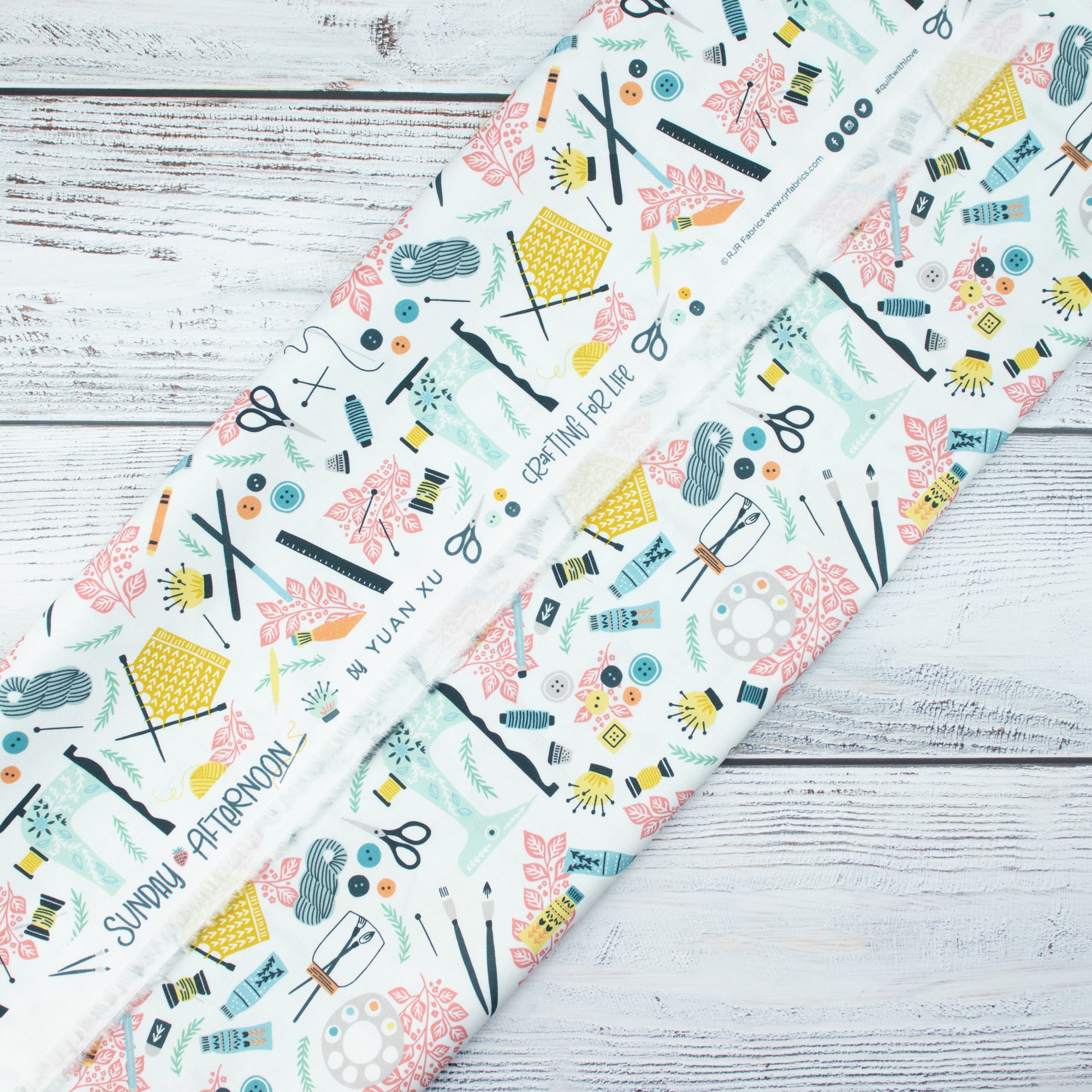 RJR Fabrics - Sunday Afternoon - Crafting for my Life - Minty Green