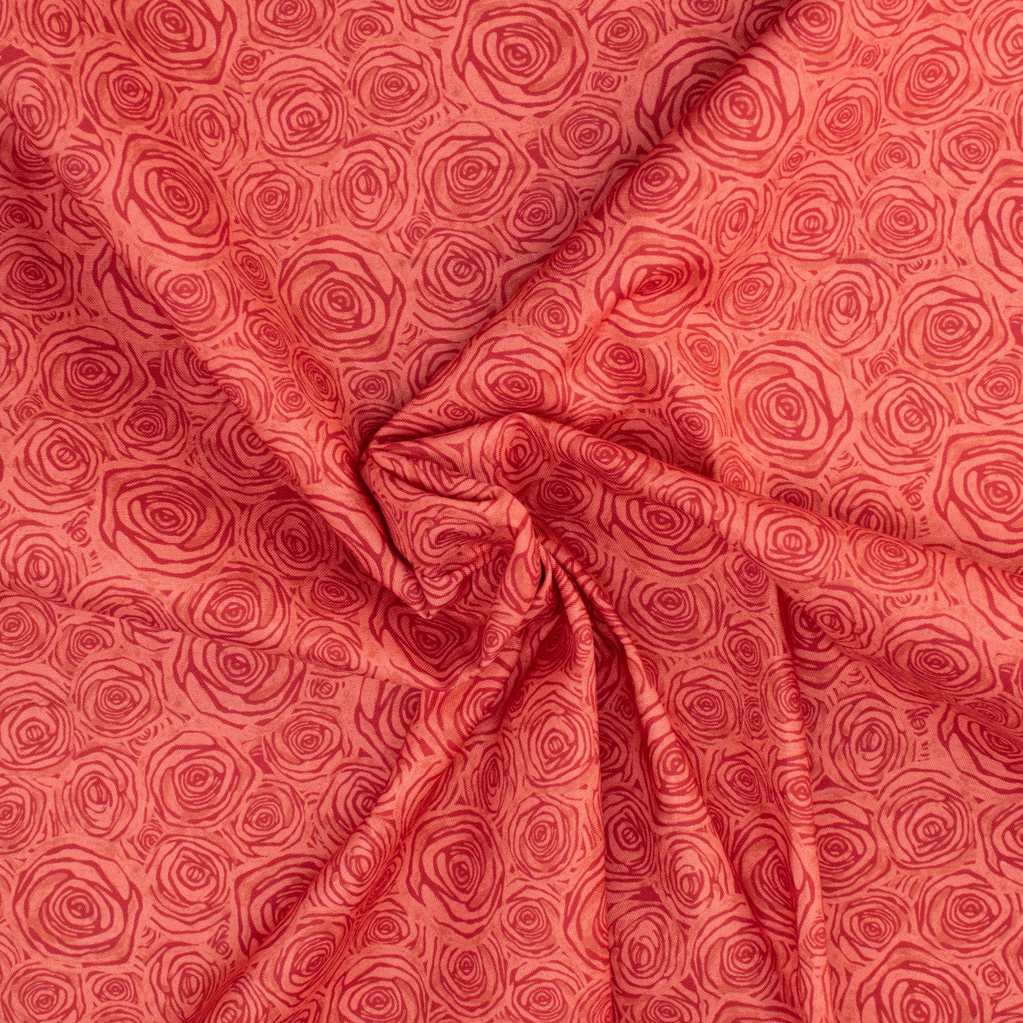 RJR Fabrics - Moonlight Garden - Rosy Disposition - Pop Red