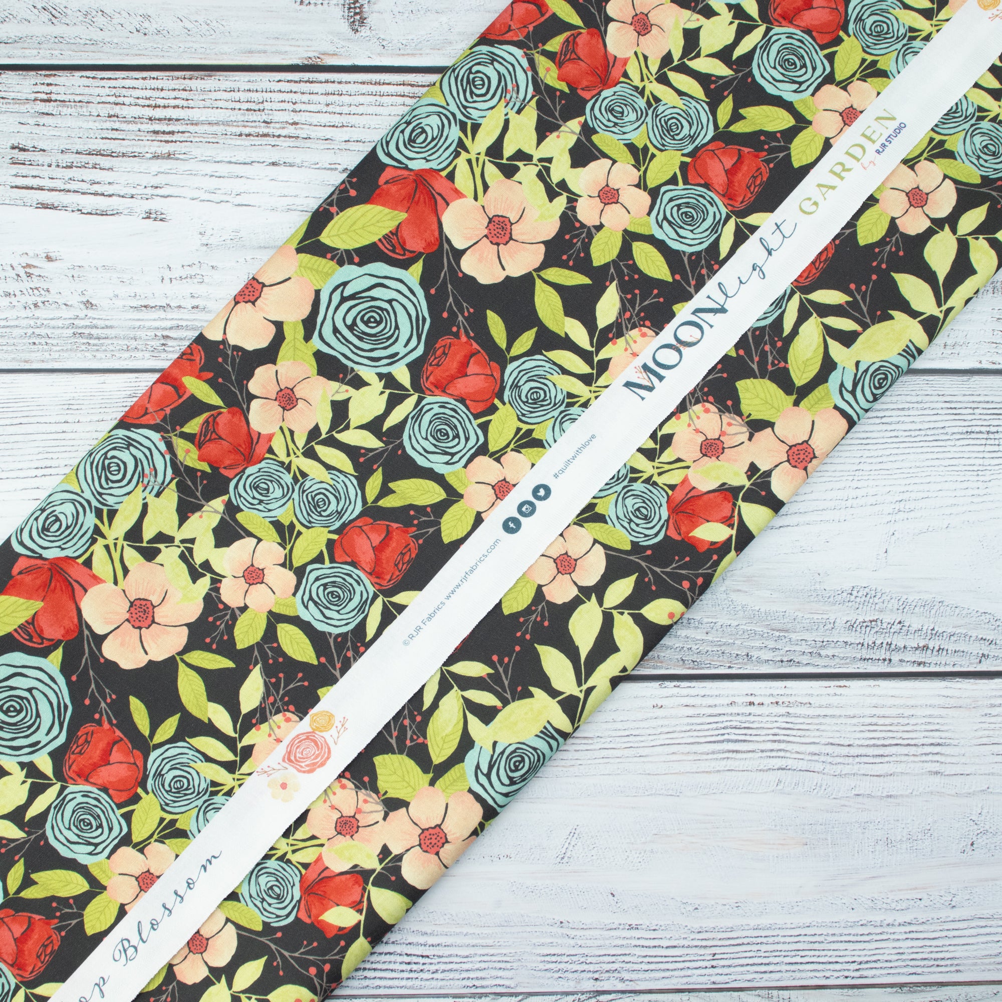 RJR Fabrics - Moonlight Garden - Pop Blossom - Jubilant