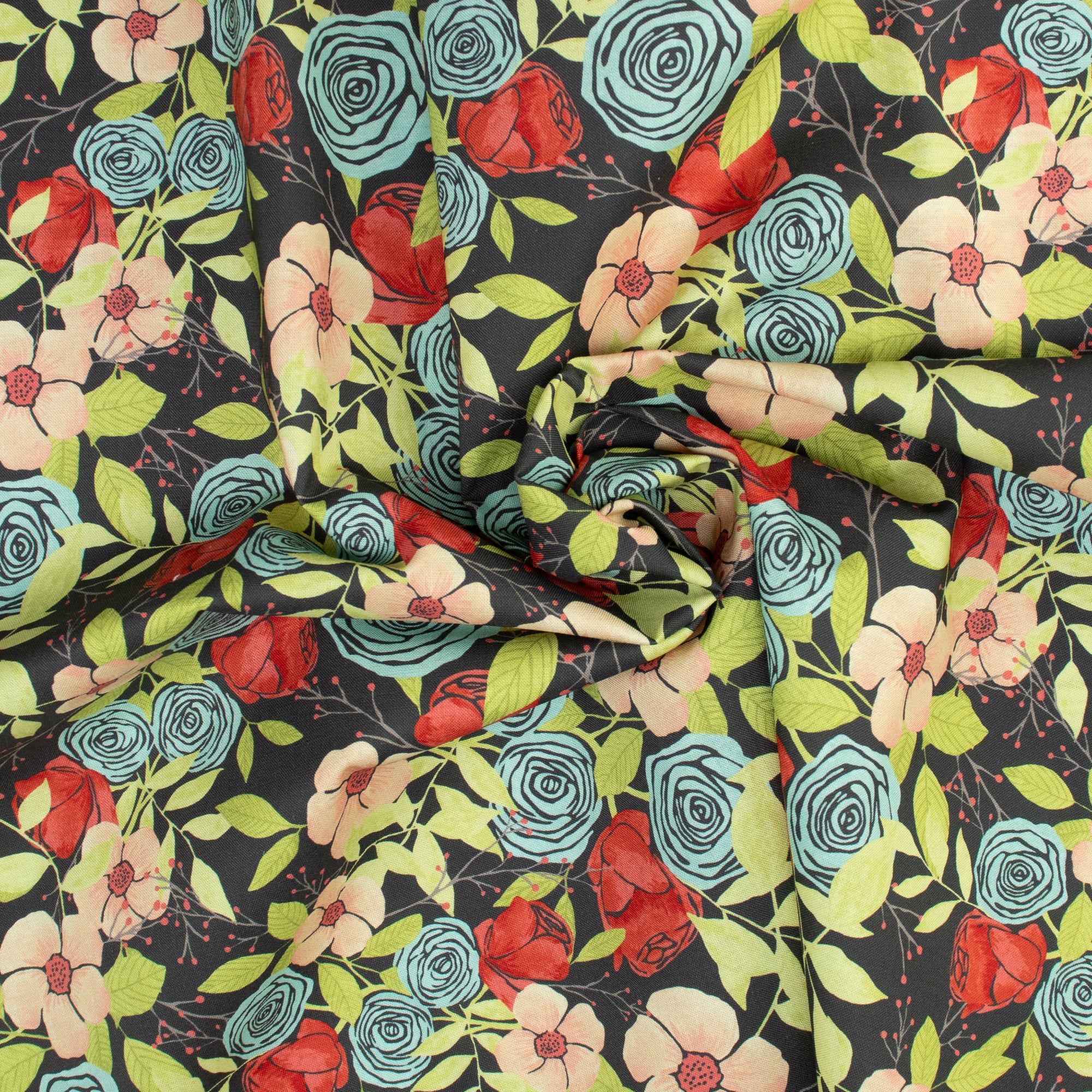 RJR Fabrics - Moonlight Garden - Pop Blossom - Jubilant