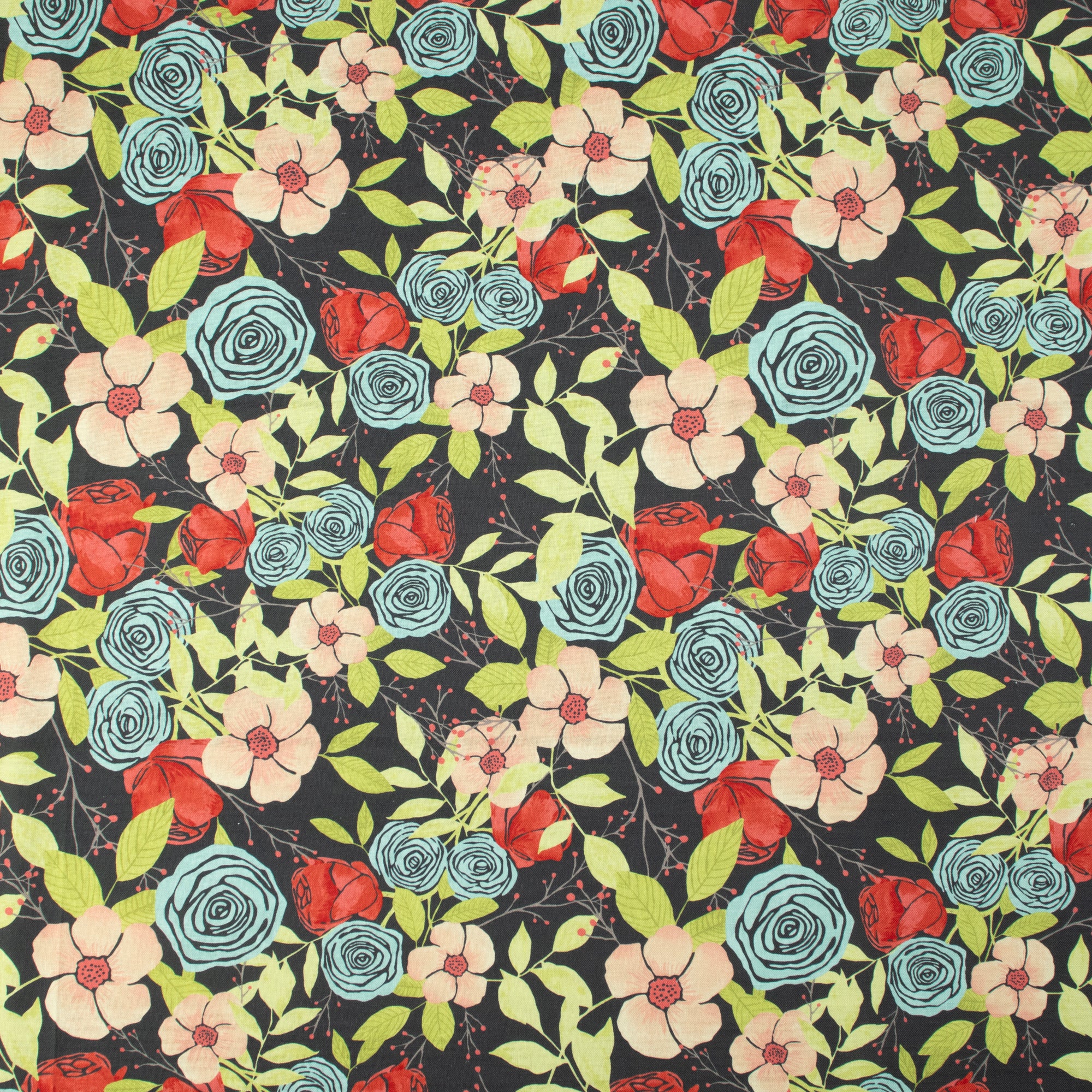 RJR Fabrics - Moonlight Garden - Pop Blossom - Jubilant