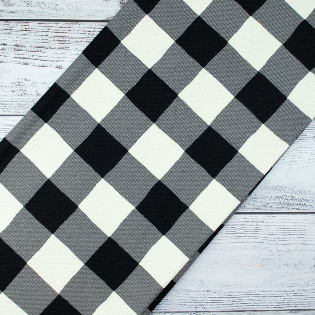 Art Gallery Fabrics - Storyteller Plaids - Plaid of my Dreams snow - Canvas