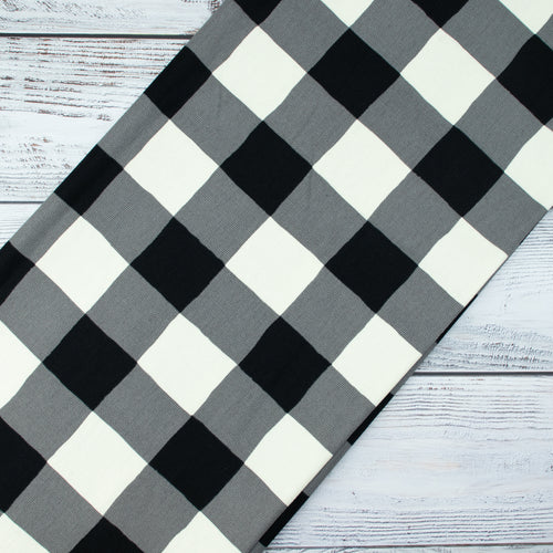 Art Gallery Fabrics - Storyteller Plaids - Plaid of my Dreams snow - Canvas