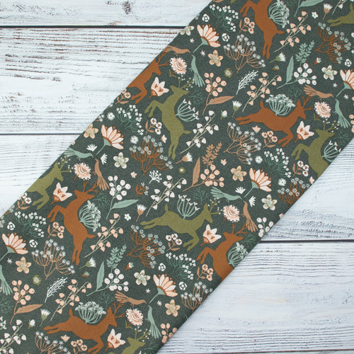 Art Gallery Fabrics - Botanist - Botanist - Woodlandia Charcoal