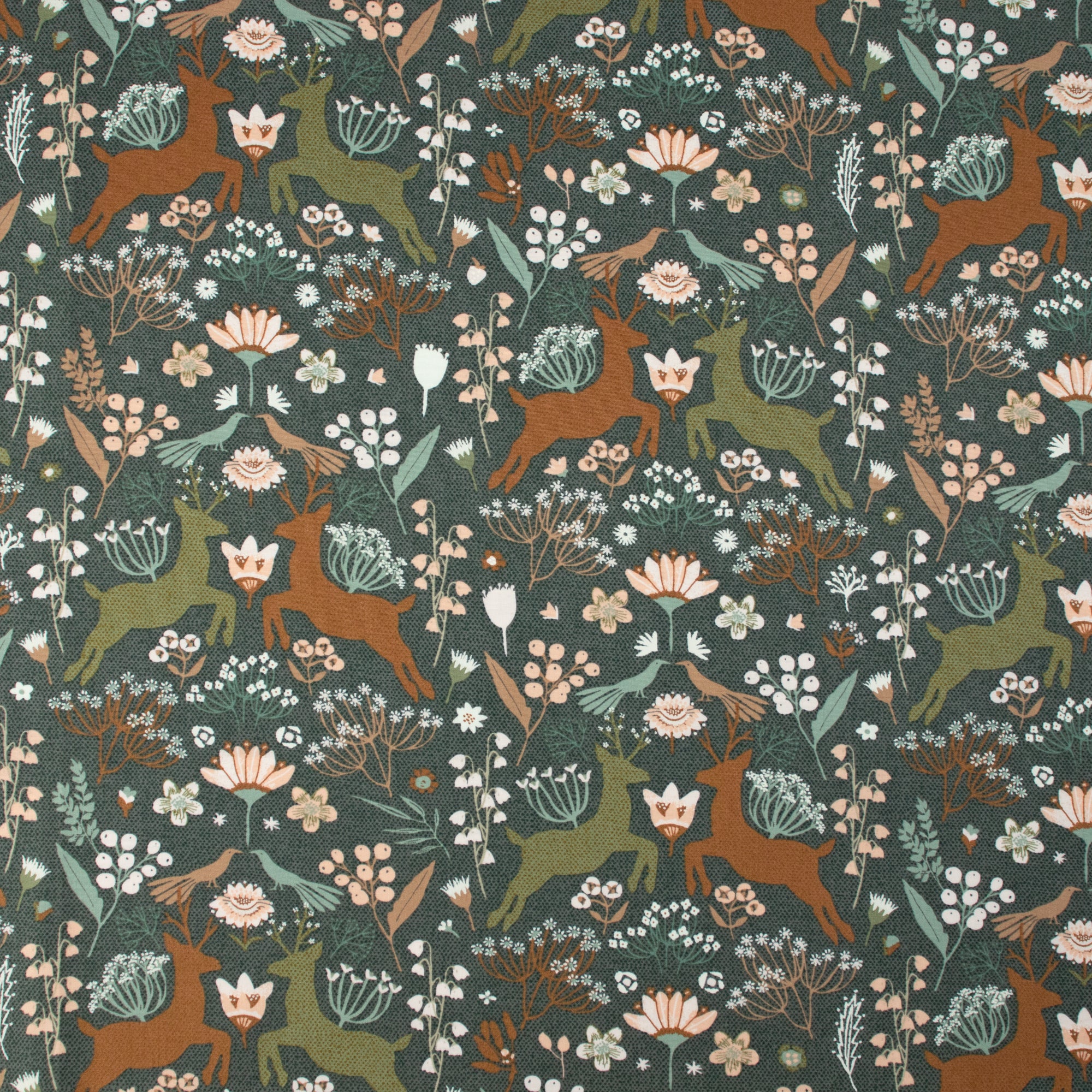 Art Gallery Fabrics - Botanist - Botanist - Woodlandia Charcoal