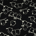 Simply Animal Birds Canvas – Schwarz - Kokka