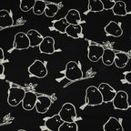 Simply Animal Birds Canvas – Schwarz - Kokka