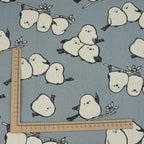 Simply Animal Birds Canvas – Graublau - Kokka