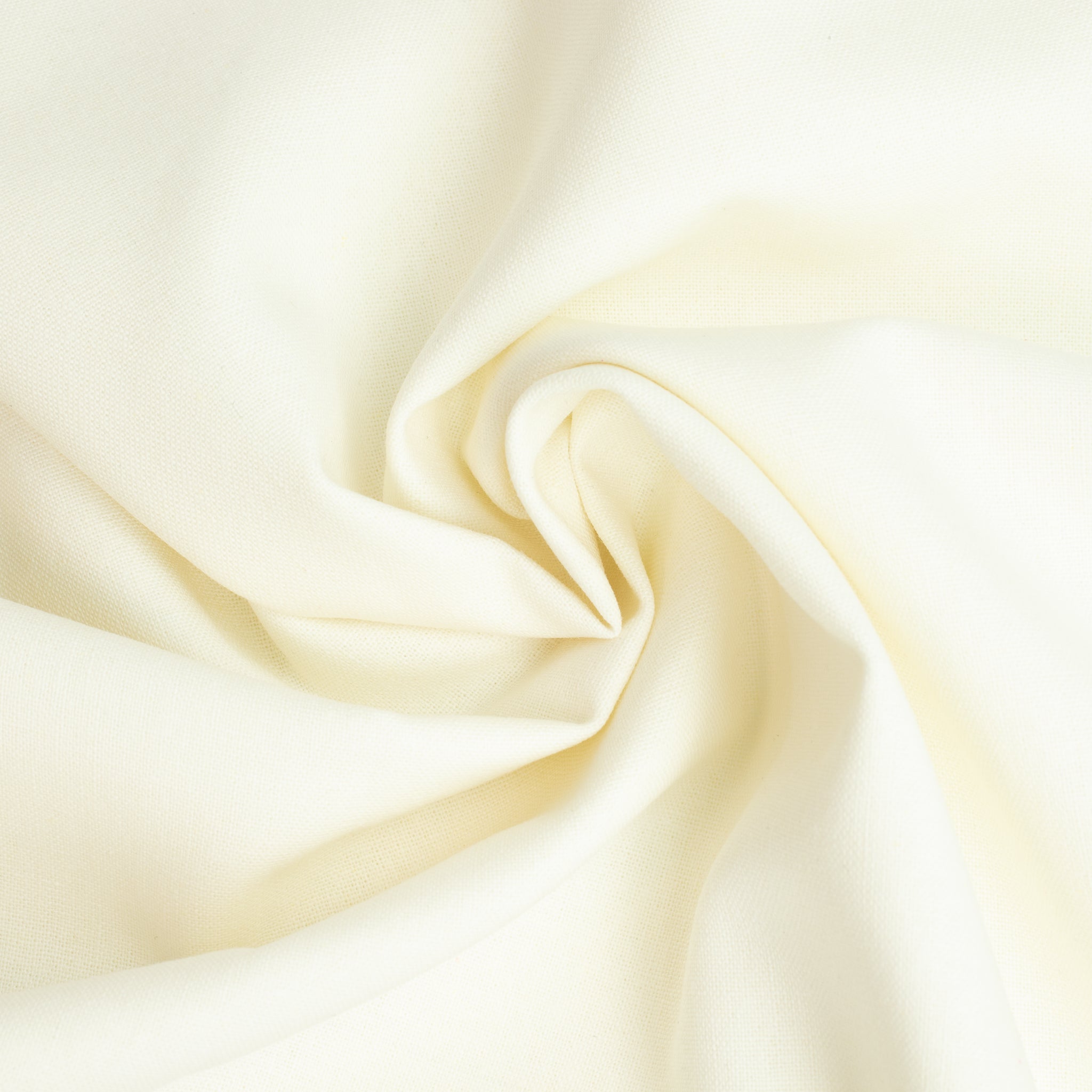Cotton Linen Stoff Cream White von Adlico – heller Baumwoll-Leinen-Mix für vielseitige Projekte