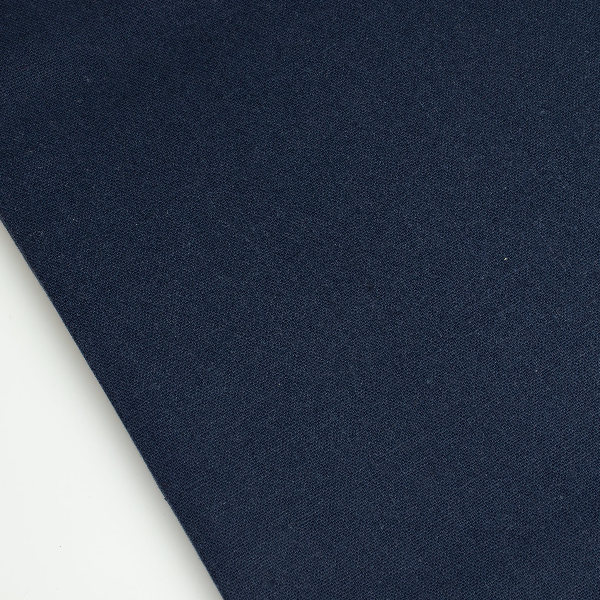 Cotton Linen Stoff Dark Blue von Adlico – dunkler Baumwoll-Leinen-Mix für Taschen & mehr