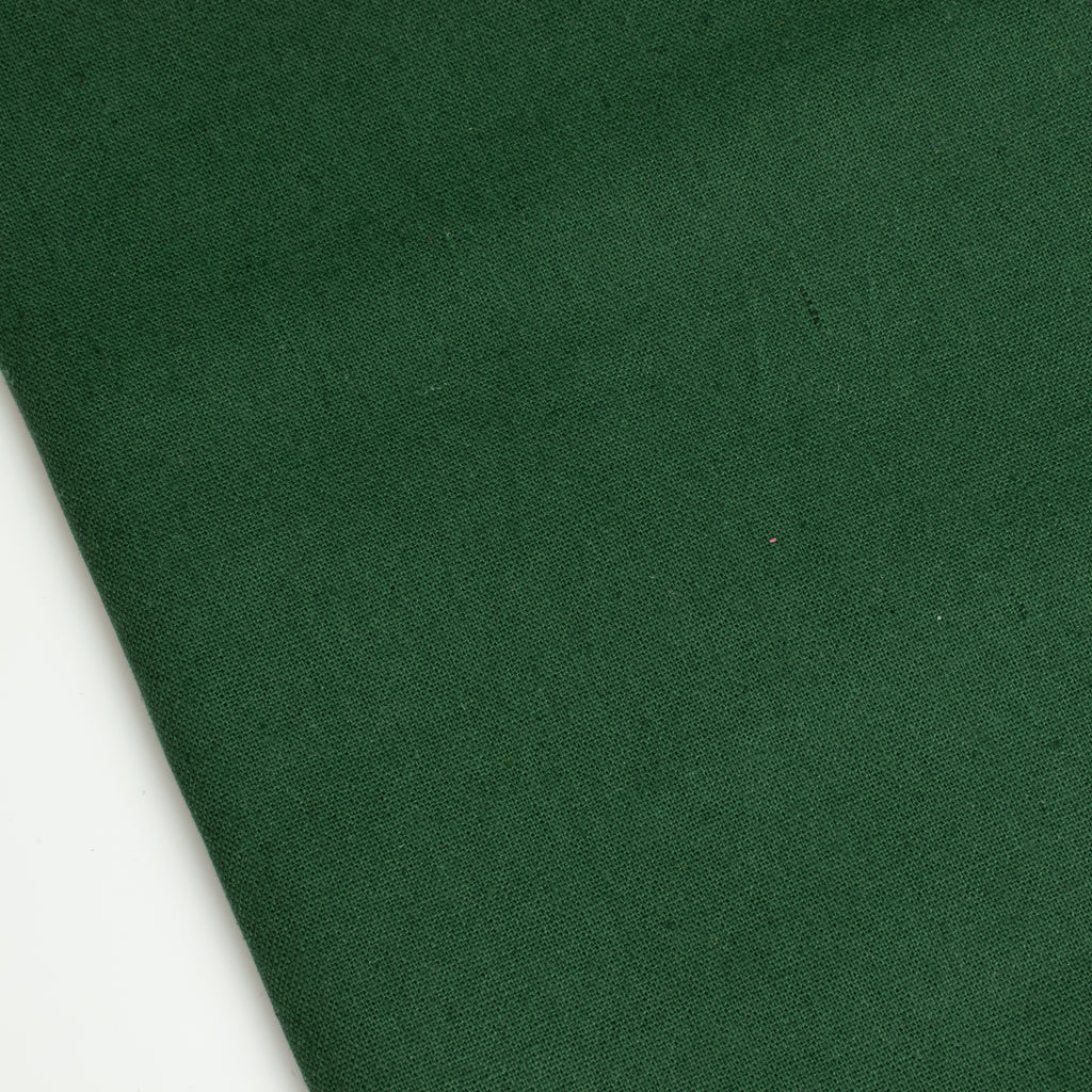 Cotton Linen Stoff Forest Green von Adlico – kräftiger Baumwoll-Leinen-Mix für Taschen & mehr