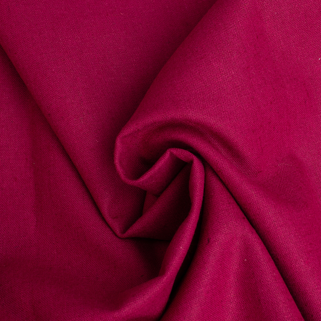 Cotton Linen Stoff Fuchsia von Adlico – kräftiger Baumwoll-Leinen-Mix für auffällige Projekte