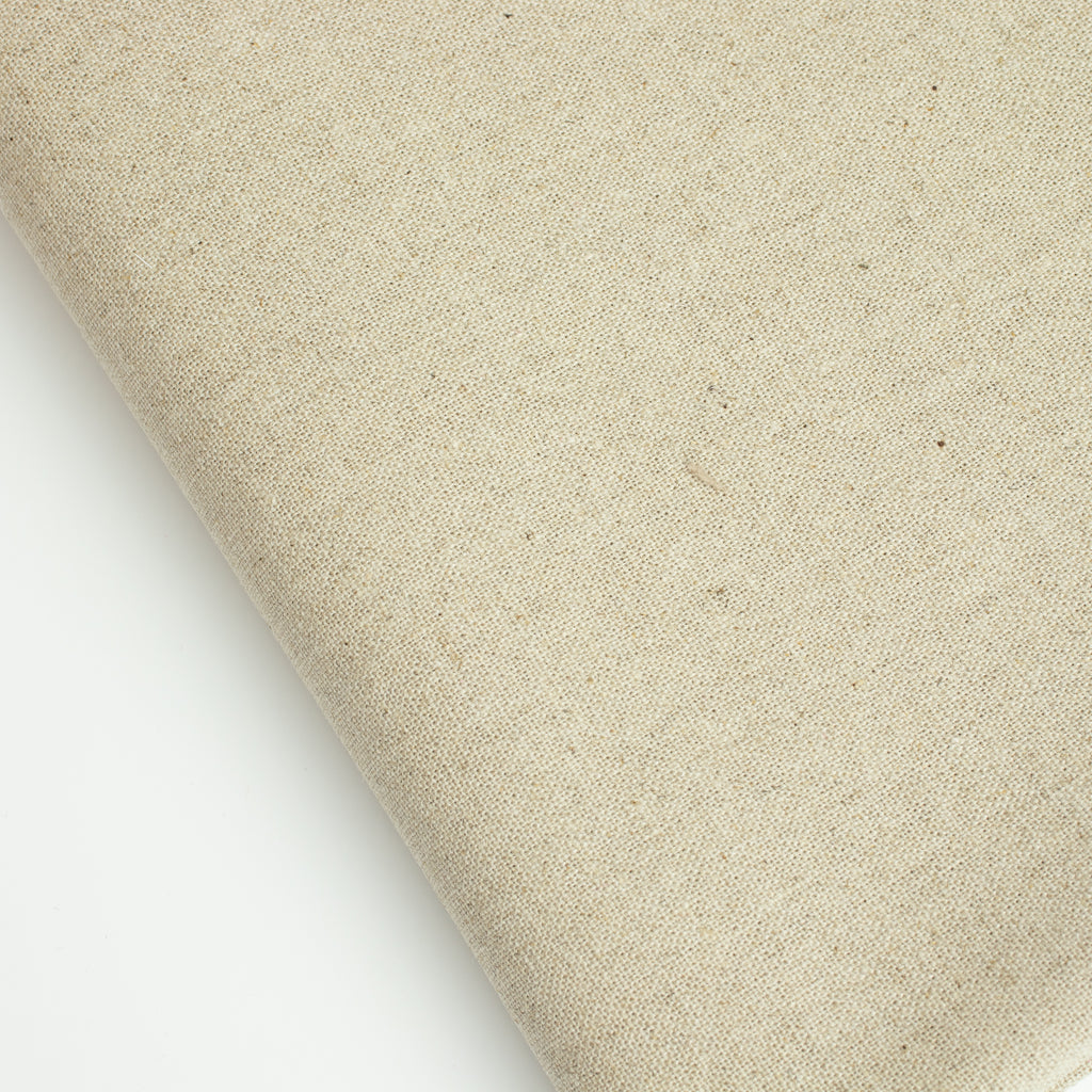 Cotton Linen Stoff Natural von Adlico – natürlicher Baumwoll-Leinen-Mix für Taschen & mehr