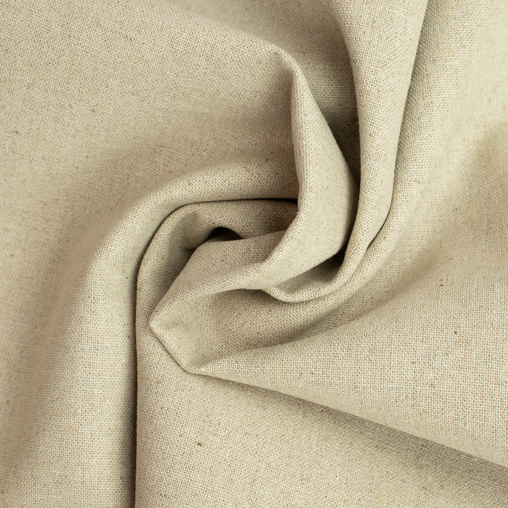 Cotton Linen Stoff Natural von Adlico – natürlicher Baumwoll-Leinen-Mix für Taschen & mehr