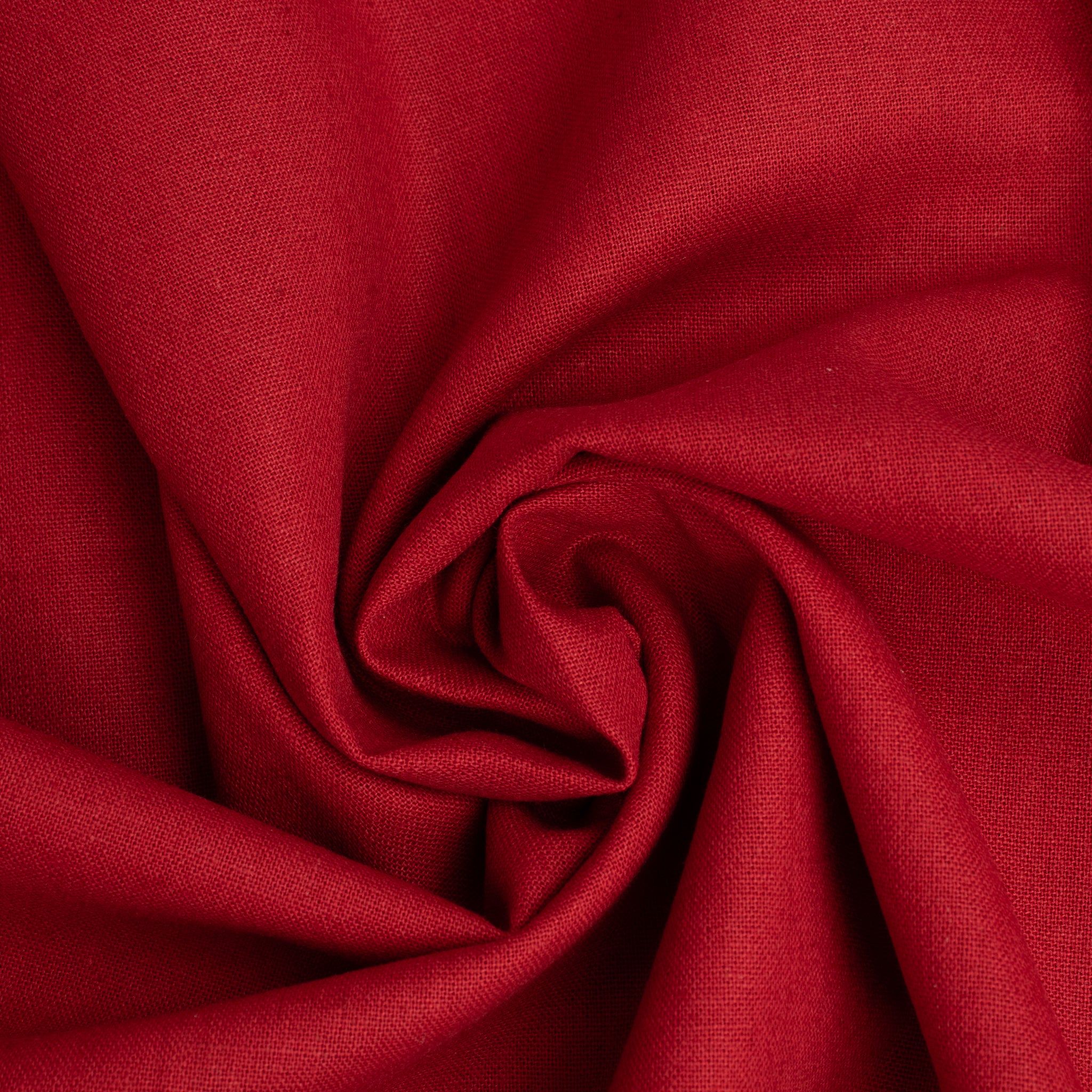 Cotton Linen Stoff Vintage Red von Adlico – kräftiger Baumwoll-Leinen-Mix für kreative Nähideen