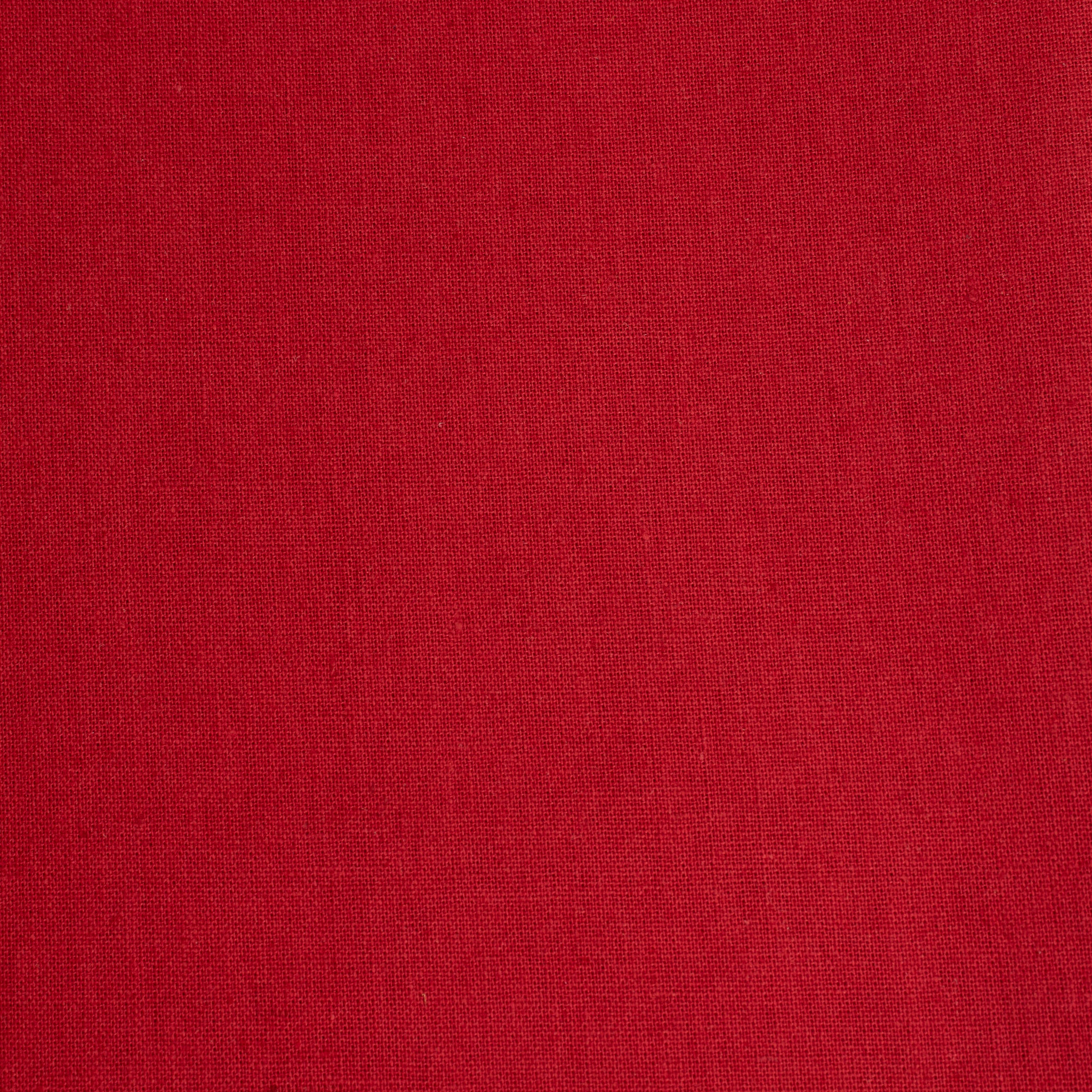 Cotton Linen Stoff Vintage Red von Adlico – kräftiger Baumwoll-Leinen-Mix für kreative Nähideen
