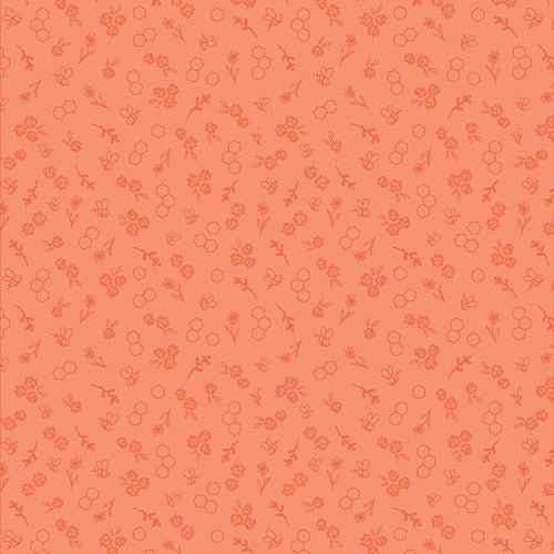Bumble & Bloom Carrot – Baumwollstoff mit Bienenmuster – Art Gallery Fabrics