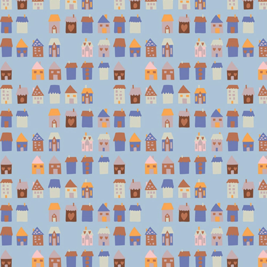 Frost & Fir Hearthside Lane – Baumwollstoff | Art Gallery Fabrics
