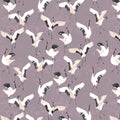 Art Gallery Fabrics - Soar – Dancing Cranes Mineral - Katarina Roccella