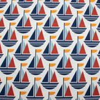 Cloud9 Fabrics - Ocean Motion Canvas - 2278-51 Nautical Sails - by RouCouCou