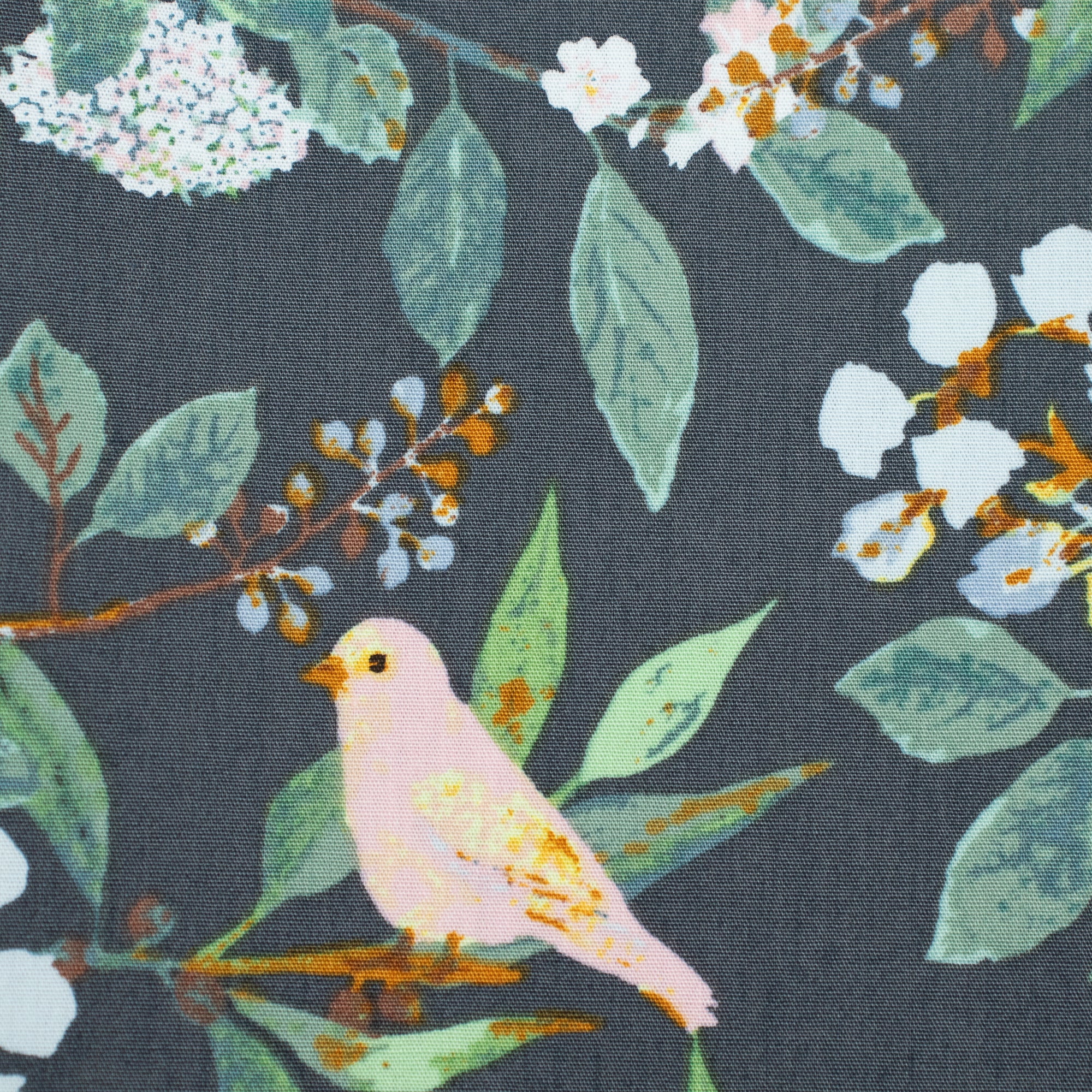 Art Gallery Fabrics - Plentiful - Melodic Plumage Night - Katarina Roccella