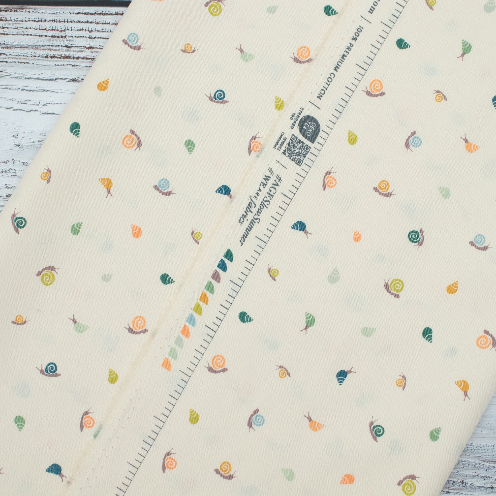 Art Gallery Fabrics - Slow Summer - Shells Pearl - Suzy Quilts