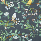 Art Gallery Fabrics - Plentiful - Melodic Plumage Night - Katarina Roccella