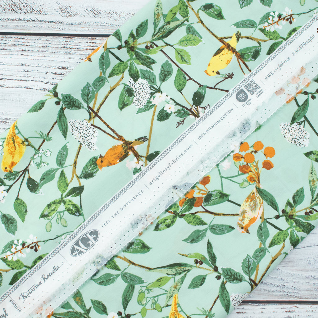 Art Gallery Fabrics - Plentiful - Melodic Plumage Day - Katarina Roccella