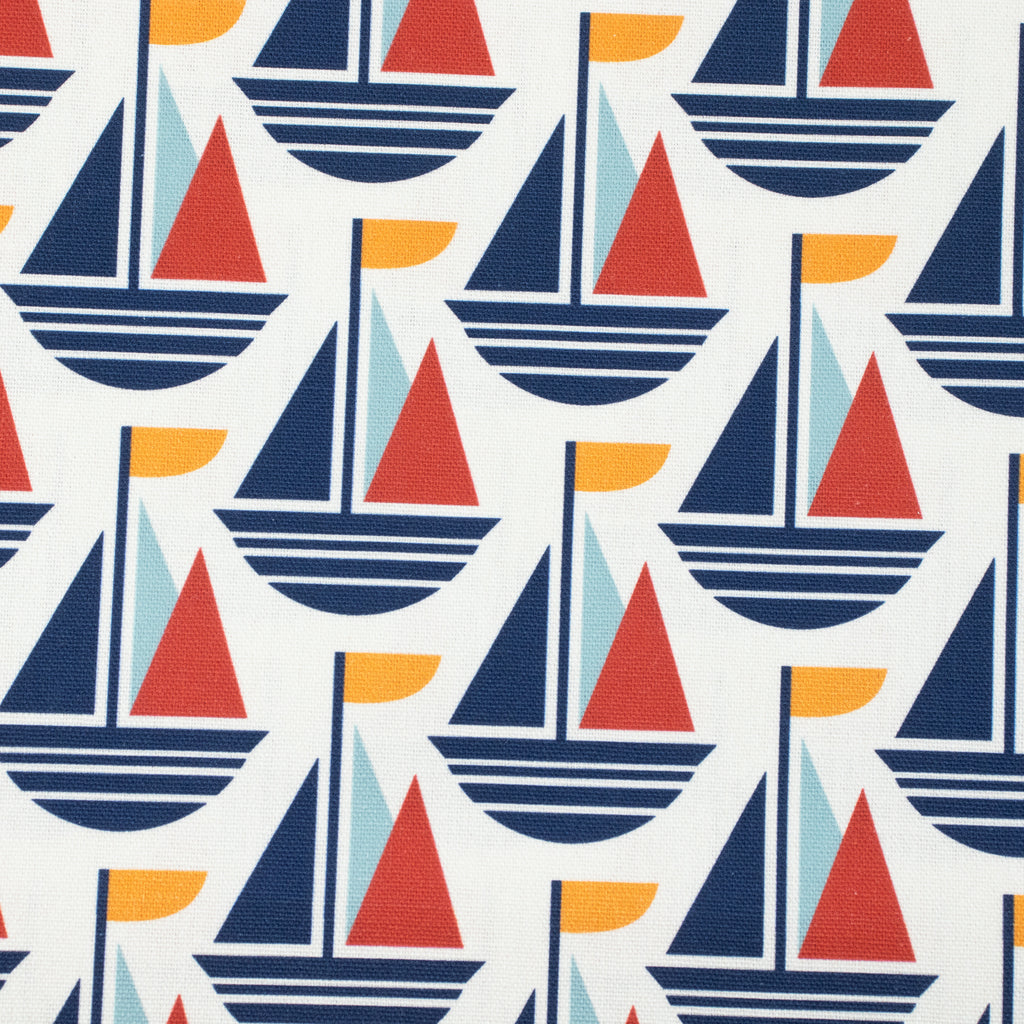 Cloud9 Fabrics - Ocean Motion Canvas - 2278-51 Nautical Sails - by RouCouCou