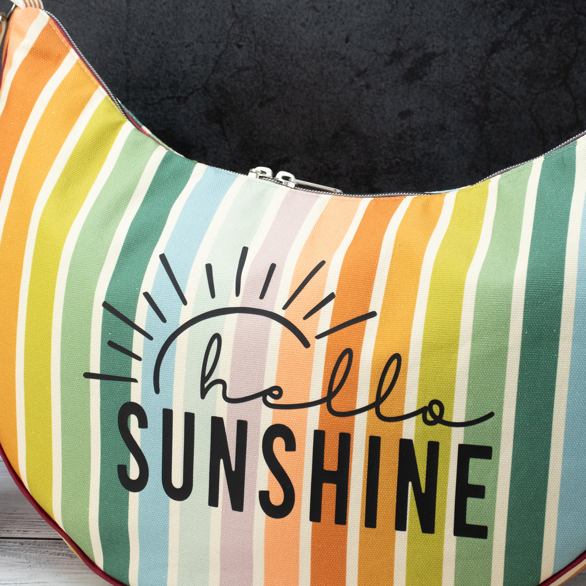 Bananentasche L „Hello Sunshine“ – Unikat