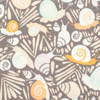 Art Gallery Fabrics - Slow Summer - Snails Driftwood - Suzy Quilts