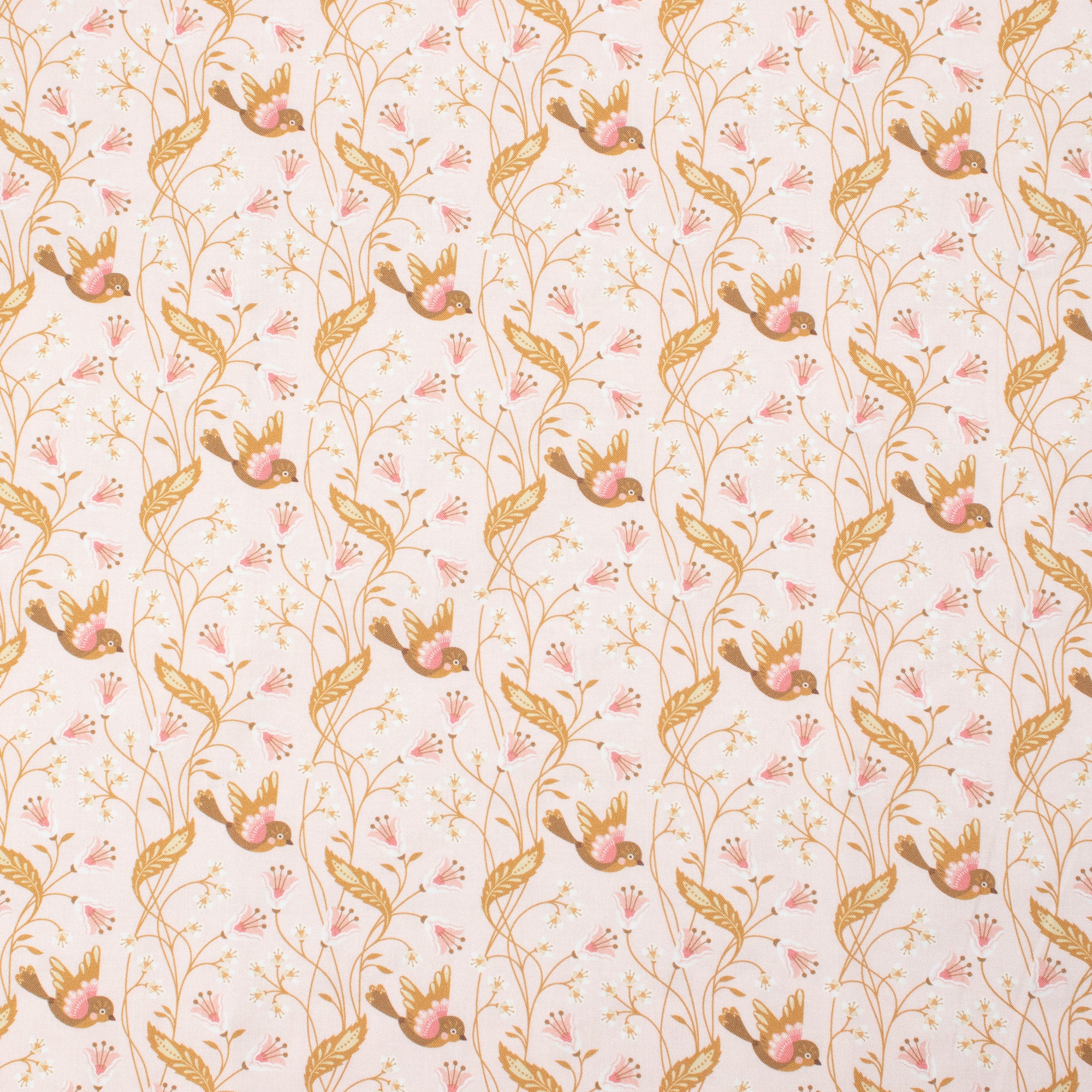 Cloud9 Fabrics - Vintage Charm - Birdie pink - Dots & Glory