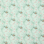 Cloud9 Fabrics - Vintage Charm - Birdie turquoise - Dots & Glory