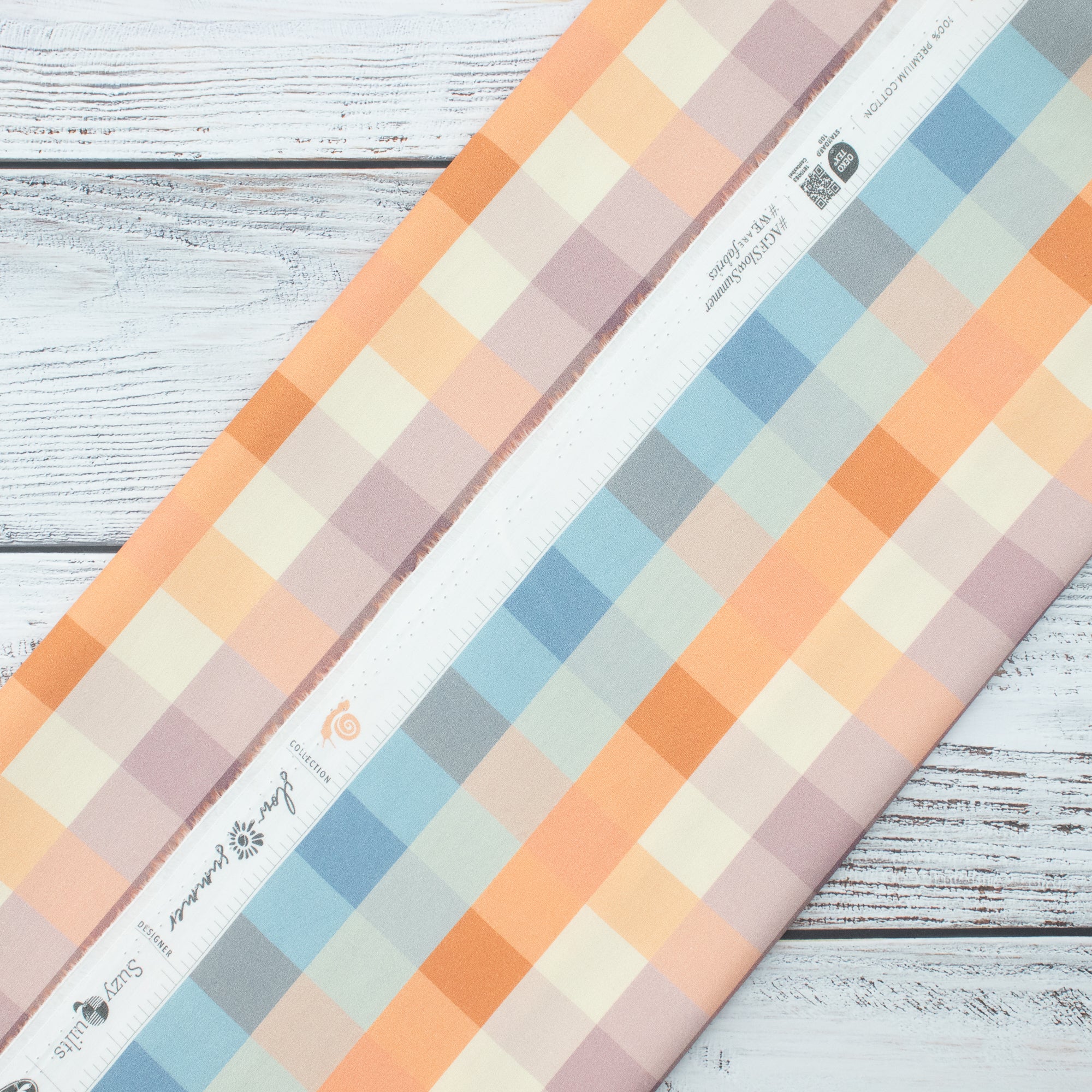 Art Gallery Fabrics - Slow Summer - Color Blocks Haze - Suzy Quilts