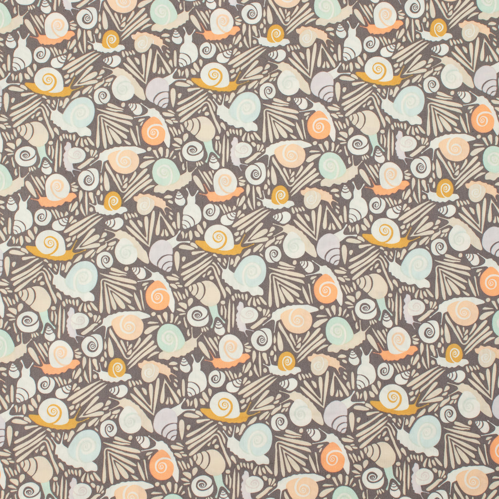 Art Gallery Fabrics - Slow Summer - Snails Driftwood - Suzy Quilts