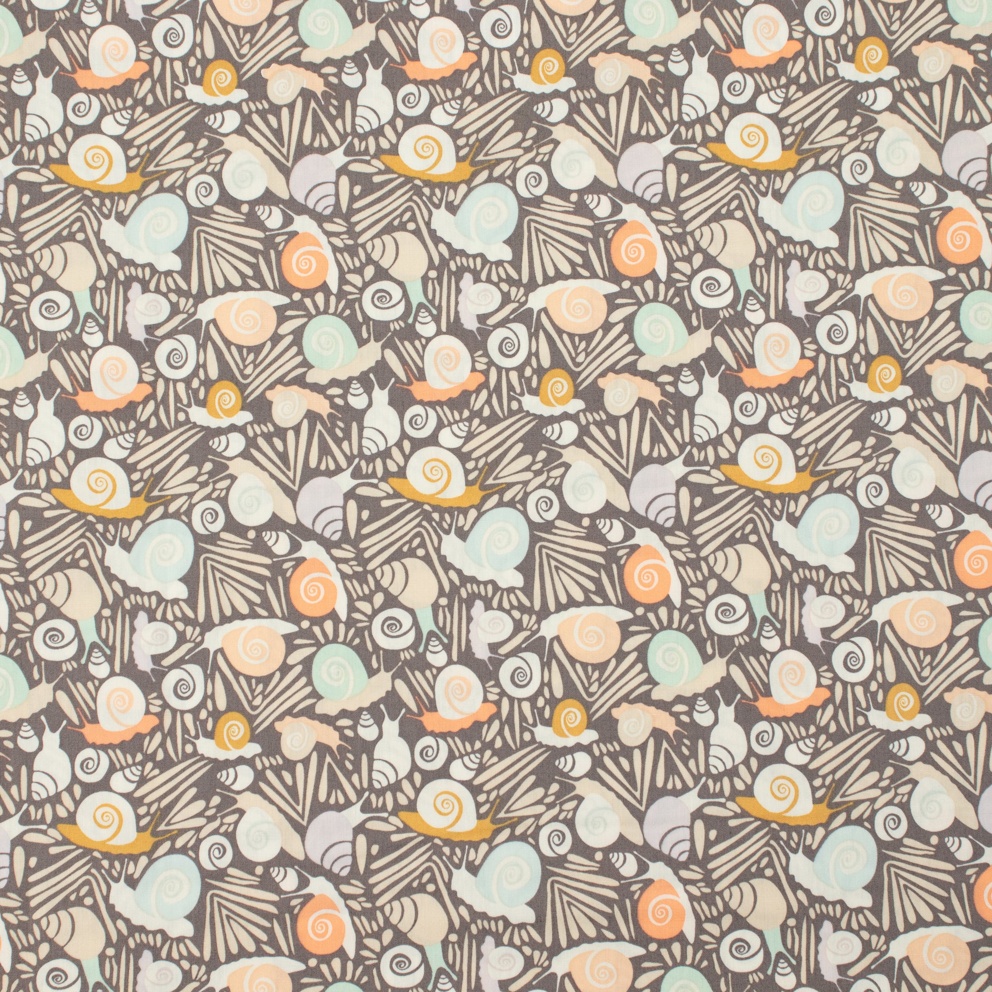 Art Gallery Fabrics - Slow Summer - Snails Driftwood - Suzy Quilts