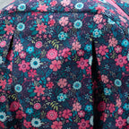 Kugeltasche – praktische Universaltasche mit Blütenstickerei